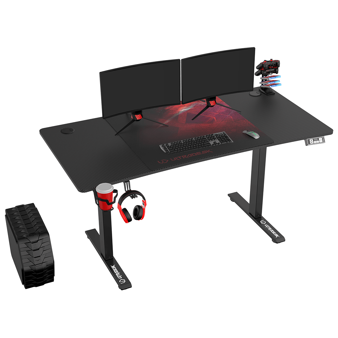 Ultradesk LEVEL V2 - Gaming Tisch mit elektrischer Höhenverstellung